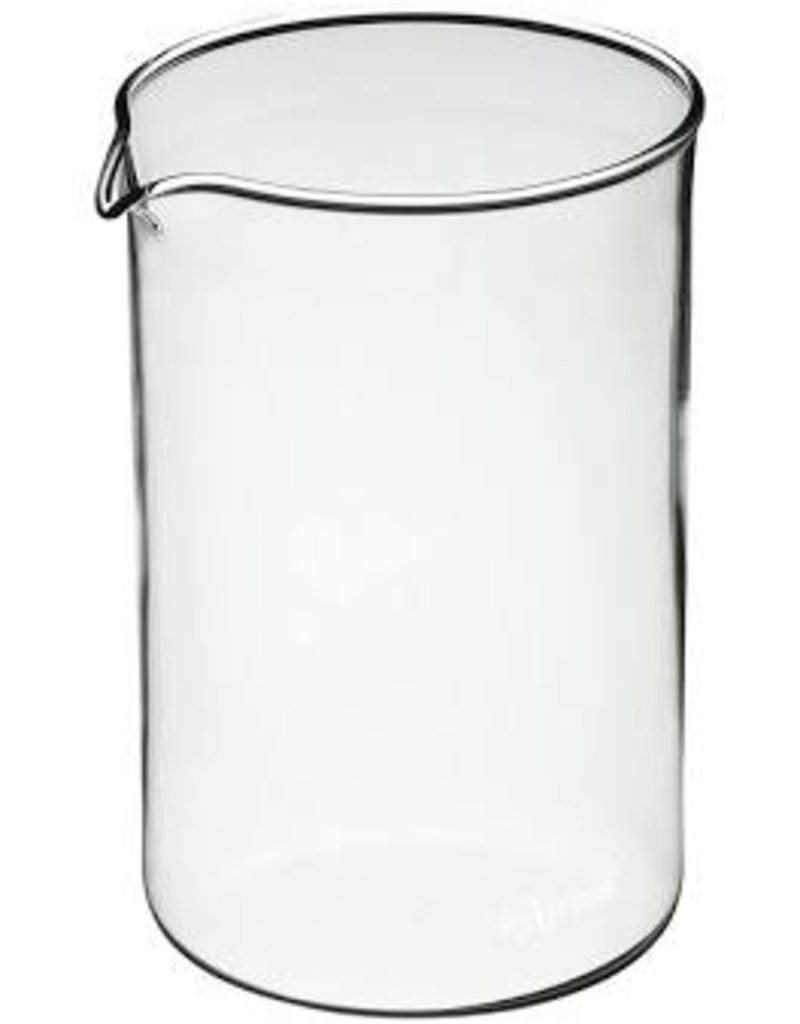 Cafetiere glazen reserve pot 3 kops