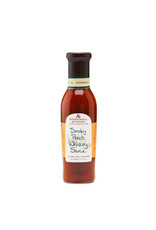 Smoky peach whiskey saus
