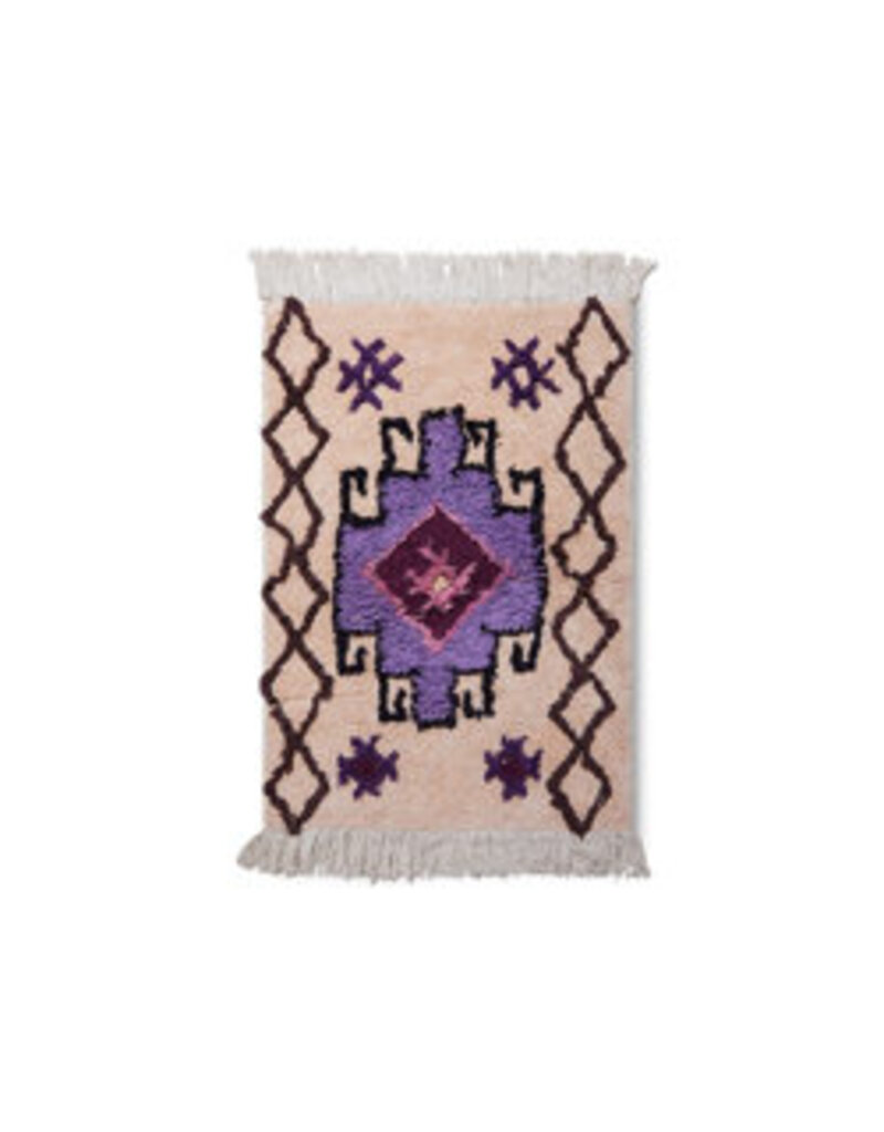 Bohemian bath mat