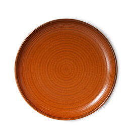 HKLIVING Chef ceramics side plate BURNED ORANGE