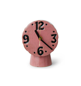 Reto ceramic clock PINK