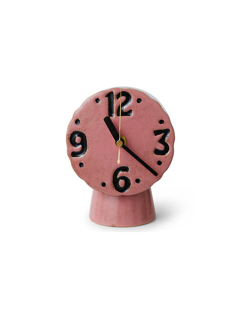Reto ceramic clock PINK