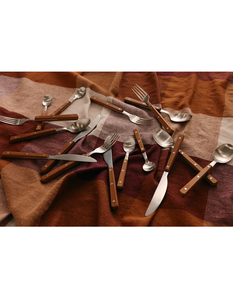 70's Cultery wood set of 16