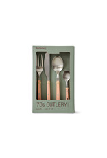 70's cutlery PEACH 16 delig