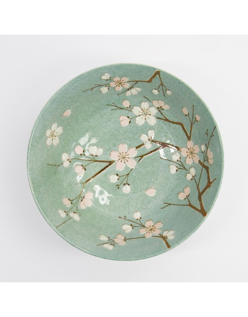 Tokyo Sakura green ramen bowl 1000ml