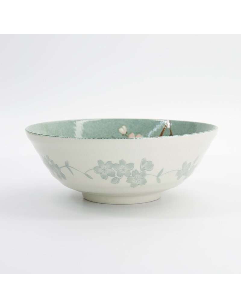 Tokyo Sakura green ramen bowl 1000ml