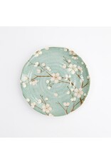 Tokyo Sakura green plate 16.5