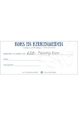 Koks en Keukenmeiden Cadeaubon 20 euro