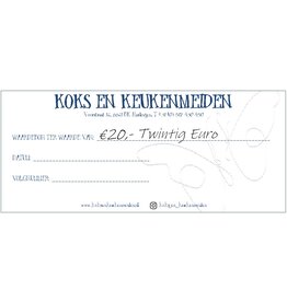 Koks en Keukenmeiden Cadeaubon 20 euro