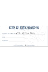 Koks en Keukenmeiden Cadeaubon 15 euro