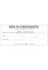 Koks en Keukenmeiden Cadeaubon 50 euro