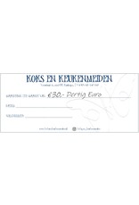 Koks en Keukenmeiden Cadeaubon 30 euro