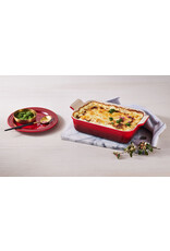 Rechthoekige ovenschotel  Kersenrood 19 x 26 cm