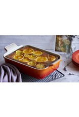 Le Creuset Rechthoekige ovenschotel 19x14 cm oranjerood