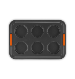 Creuset bakvorm voor 6 tartelettes