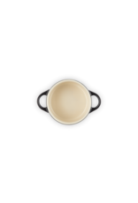 Le Creuset Mini braad/stoofpannetje ebbenzwart