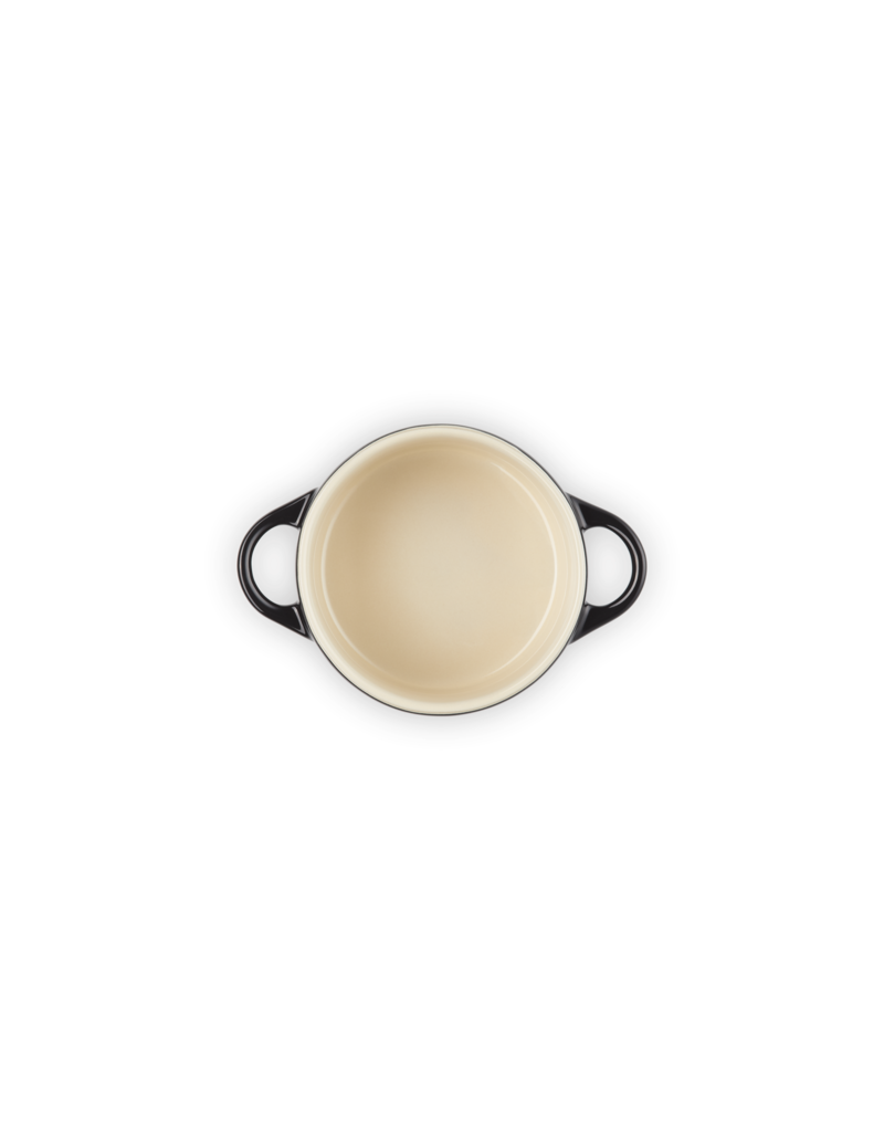 Le Creuset Mini braad/stoofpannetje ebbenzwart