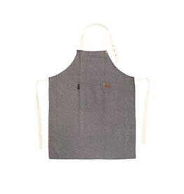 Tiseco schort fishbone grijs