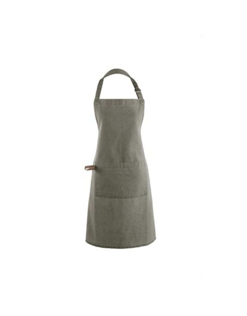 Tiseco schort myrna olive green 74 x 85 cm