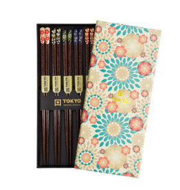Tokyo TOKYO chopstick set WOOD FLORAL