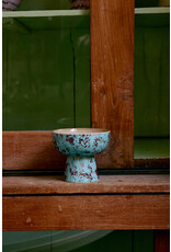 HKLIVING Tapas bowl on base S PATINA