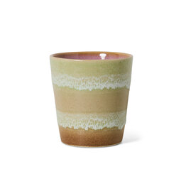 70's coffee mug UMBER
