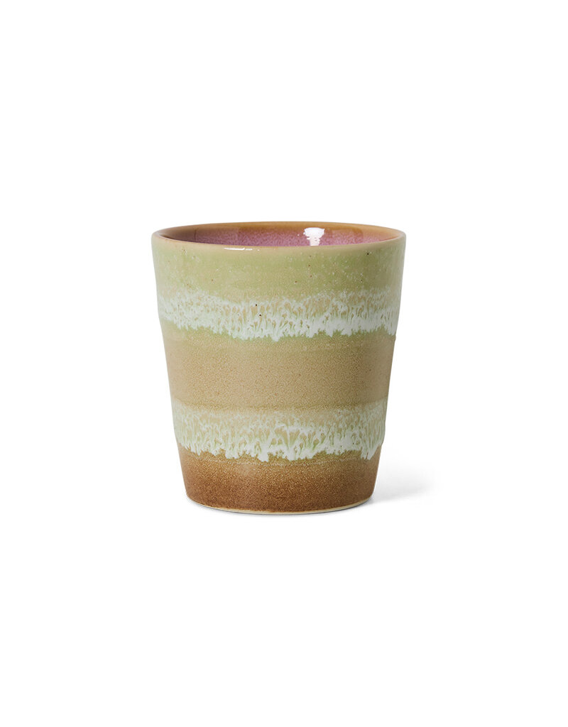 70's coffee mug UMBER