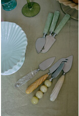 HKLIVING Cheese knives CREAM set of 3