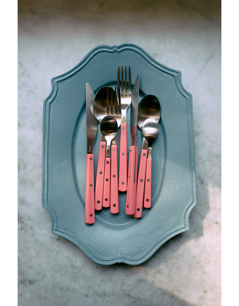 70's cutlery RASPBERRY set of 16