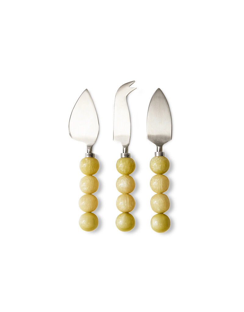 HKLIVING Cheese knives LEMON set of 3