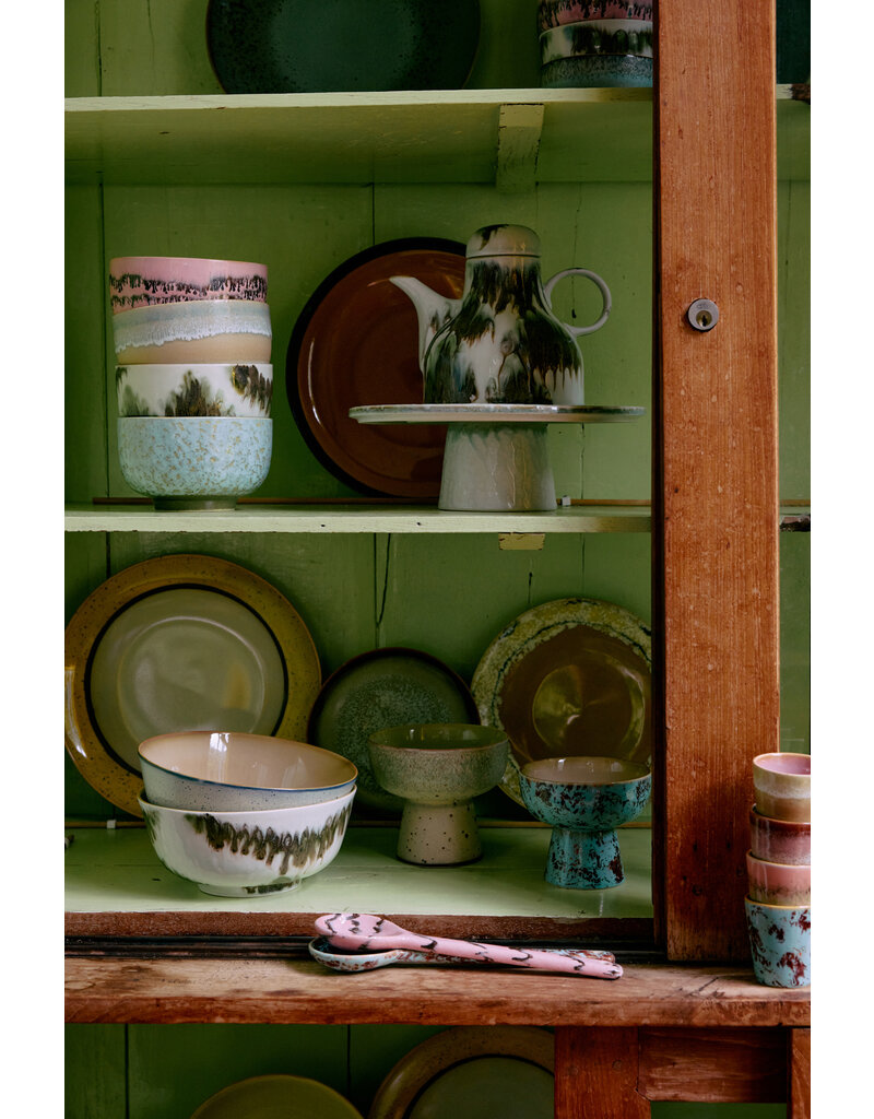 70's ceramics serving spoons SPRINKLE