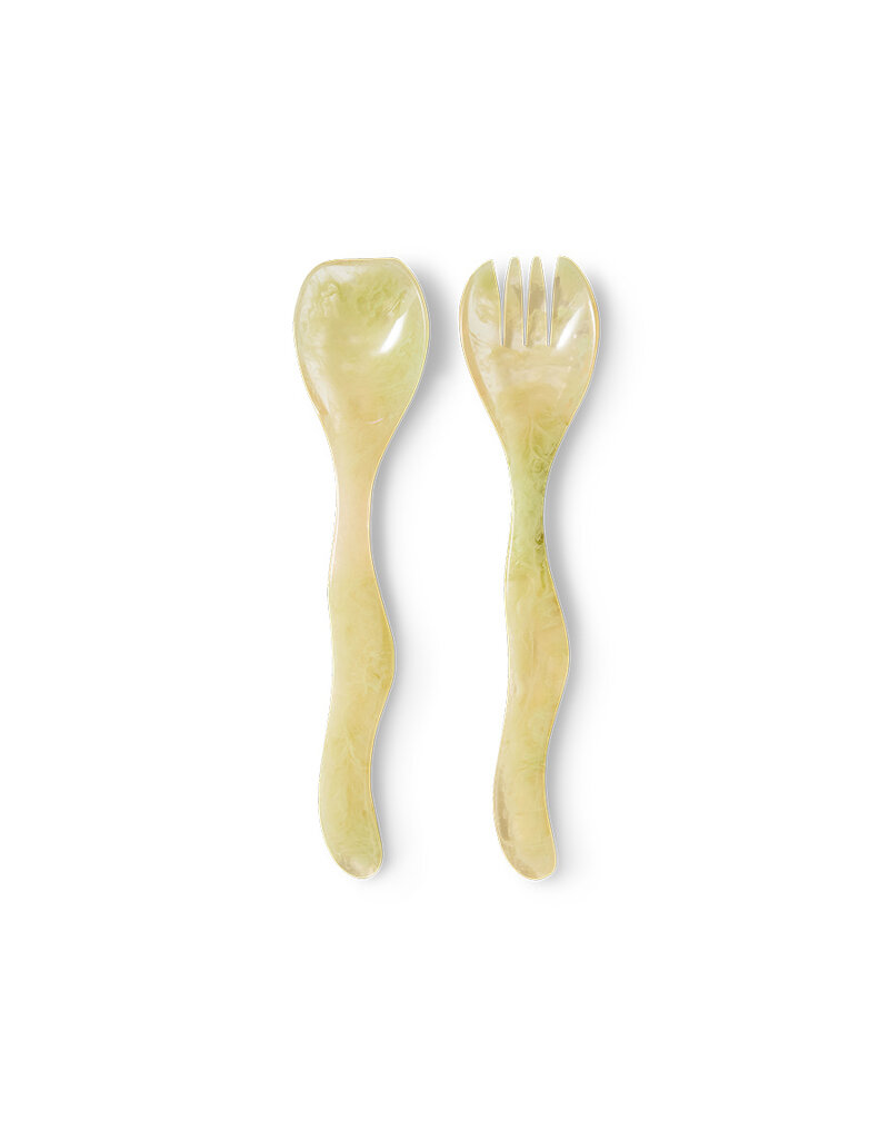 SALAD CUTLERY MIST GREEN
