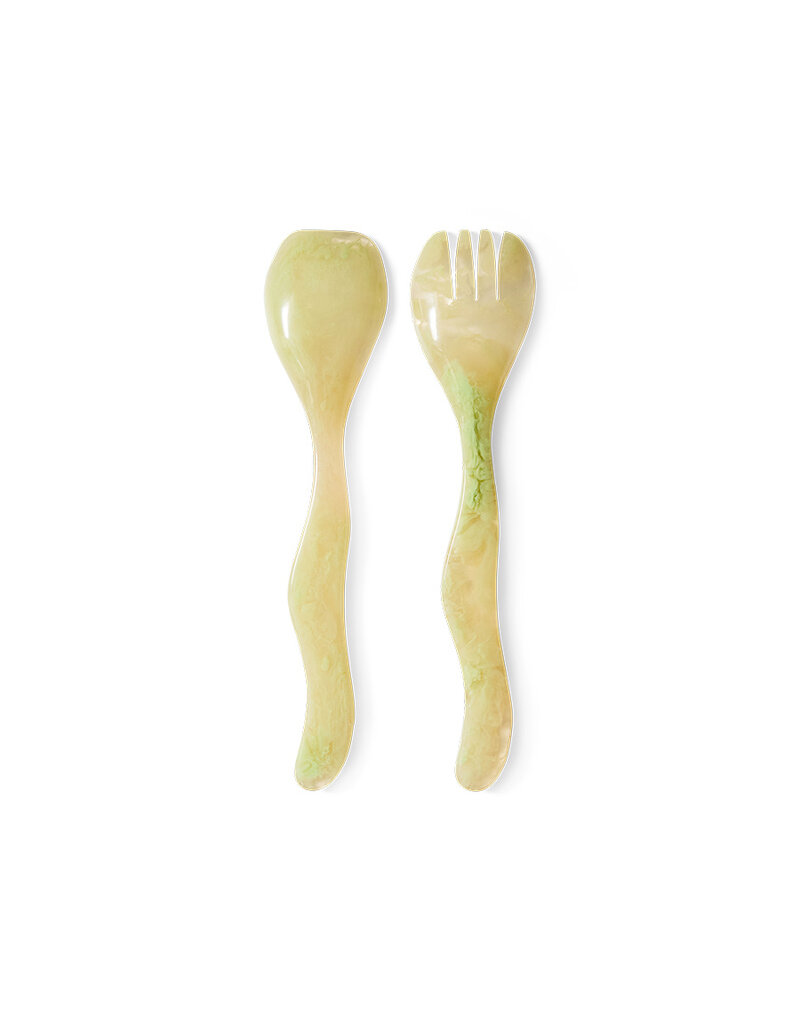 SALAD CUTLERY MIST GREEN