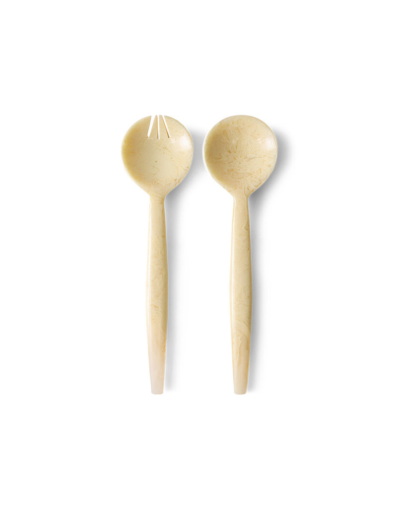 HKLIVING SALAD CUTLERY VANILLA