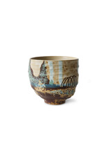 ARTIST CERAMICS COFFEE CUP SCRATCHED