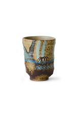ARTIST CERAMICS COFFEE MUG SCRATCHED