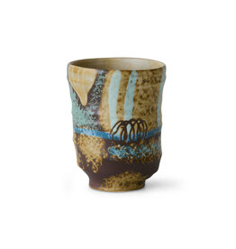 ARTIST CERAMICS COFFEE MUG SCRATCHED