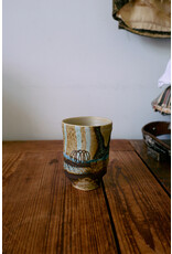 ARTIST CERAMICS COFFEE MUG SCRATCHED