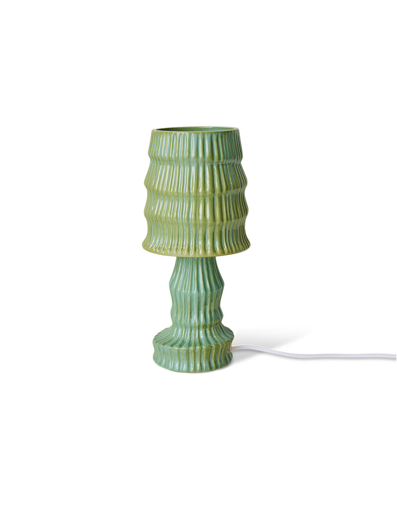 CERAMIC TABLE LAMP PETAL