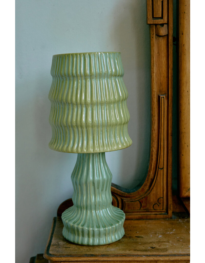 CERAMIC TABLE LAMP PETAL