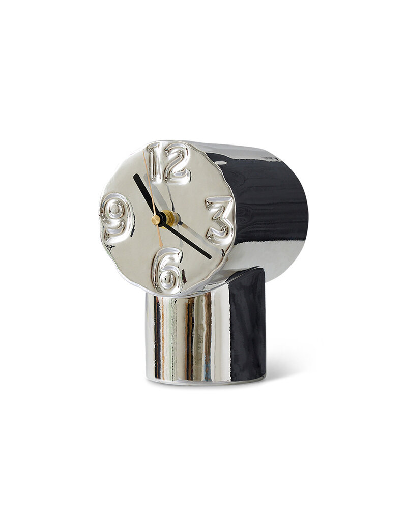 HKLIVING RETRO CLOCK CHROME