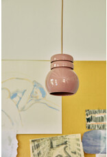 HKLIVING BULB PENDANT LAMP BLUSH