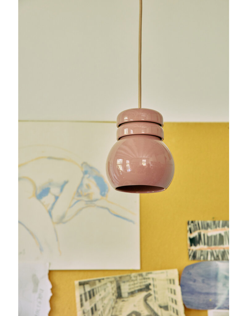 HKLIVING BULB PENDANT LAMP BLUSH