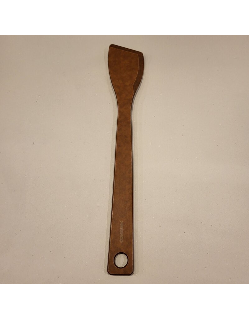 Combekk spatula Brown wood fibre schuin