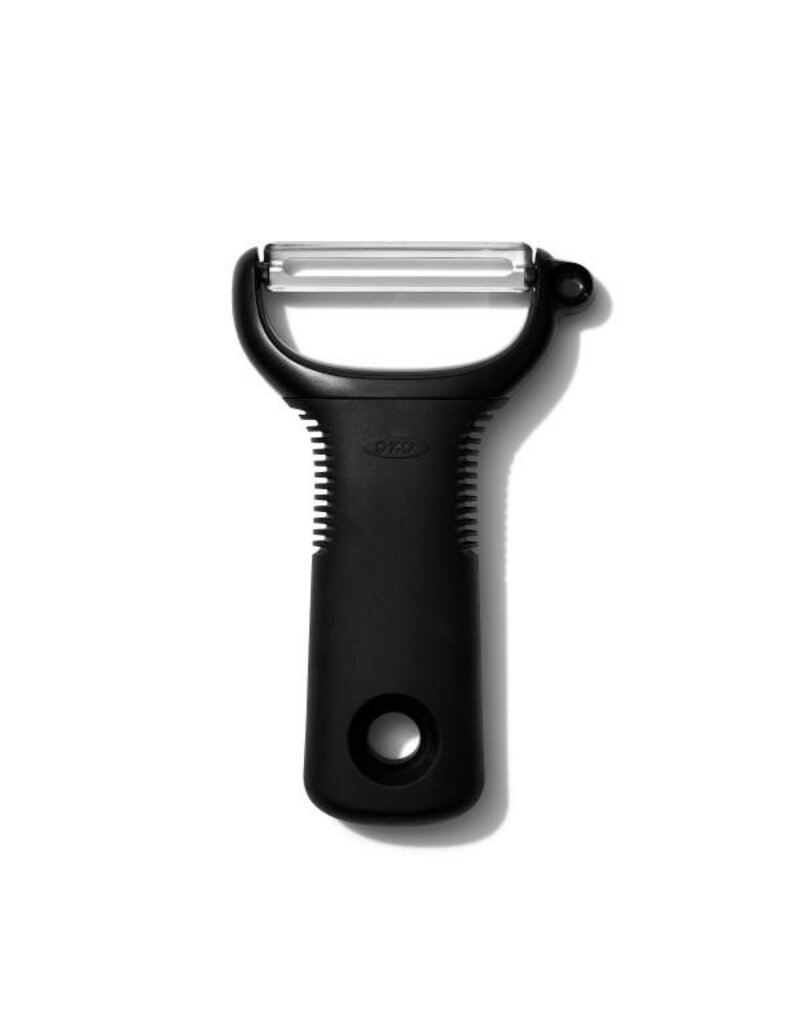 OXO dunschiller Y peeler zwart ribbel