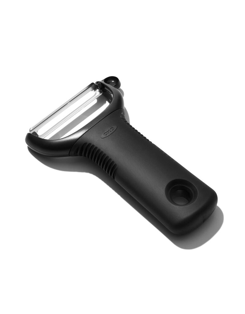 OXO dunschiller Y peeler zwart ribbel