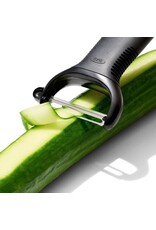 OXO dunschiller Y peeler zwart ribbel