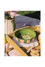 TIERRA COCIDA MIDDELRASP STRIPES PINK/GREEN