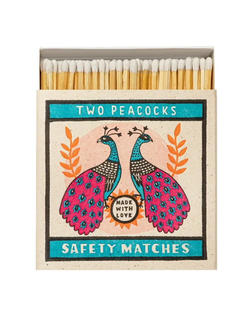 TWO PEACOCKS LUCIFERS