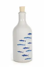 Oliefles visjes blauw